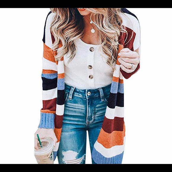Sweaters - 🆕Long Sleeve Open Front Casual Knit Cardigan